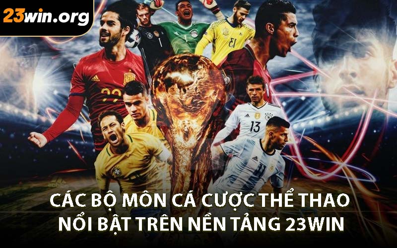 Các bộ môn cá cược thể thao nổi bật trên nền tảng 23WIN